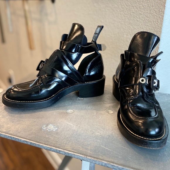 Balenciaga Ceinture Cut Out Creeper Ankle boots - Picture 10 of 16